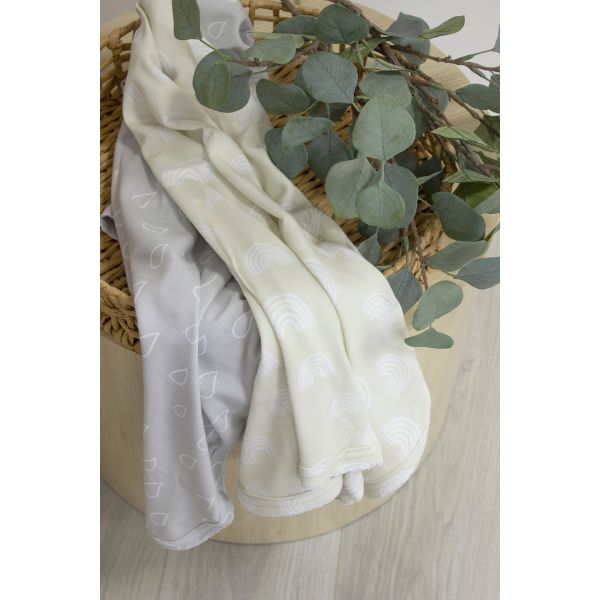 Bubba Blue Nordic Jersey Wraps Grey/Sand 2pk