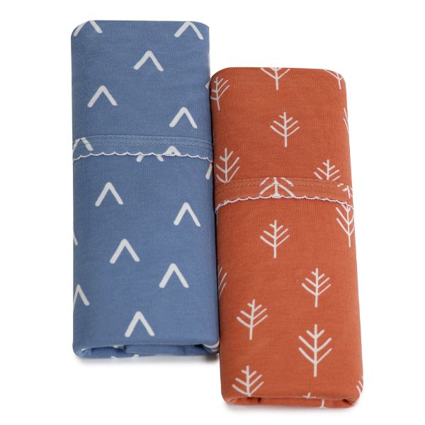Bubba Blue Nordic Jersey Wraps Denim/Clay 2pk