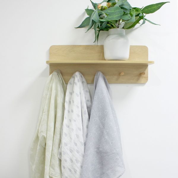Bubba Blue Nordic Muslin Wrap 3pk Grey/Sand