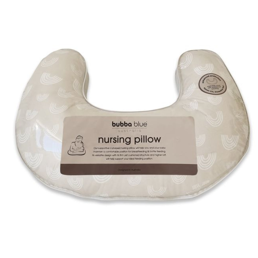Bubba Blue Nordic Nursing Pillow Grey/Sand