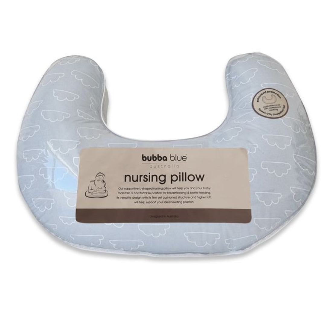 Bubba Blue Nordic Nursing Pillow Sky/Mint
