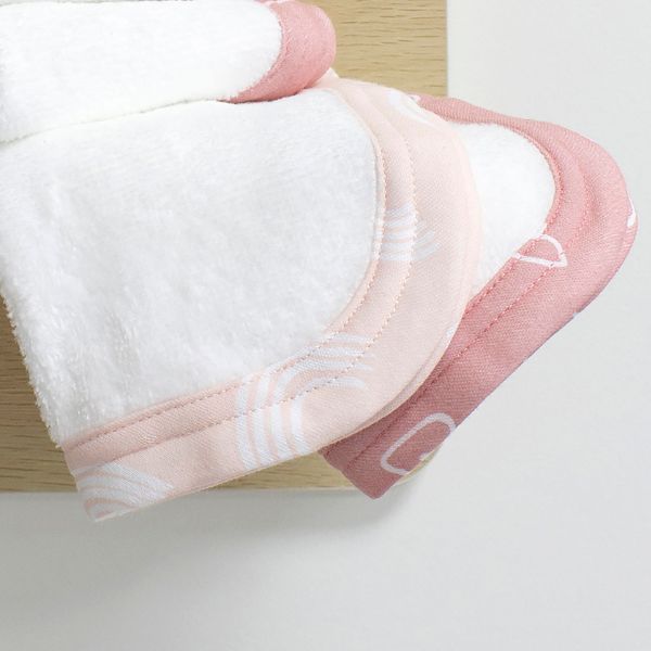 Bubba Blue Nordic Wash Cloths Dusty Berry/Rose 3pk