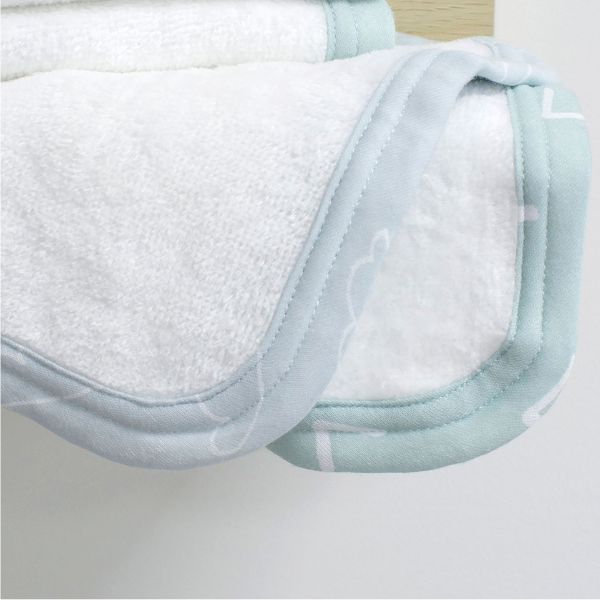 Bubba Blue Nordic Wash Cloths Dusty Sky/Mint 3pk