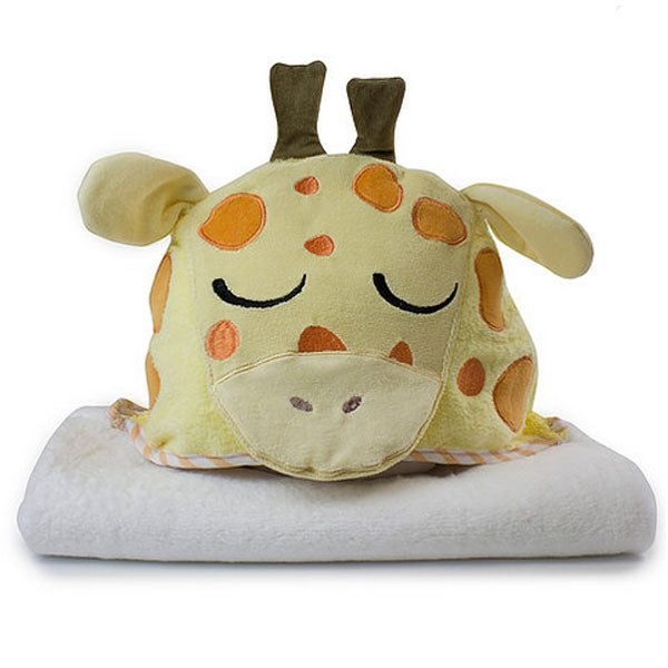 Bubba Blue Zoo Animals Novelty Hooded Bath Towel Giraffe