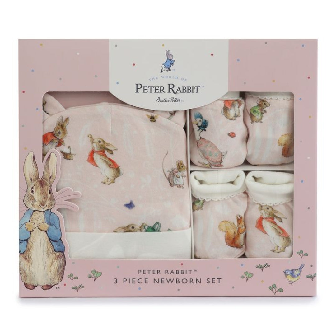 Bubba Blue Peter Rabbit Layette Set 3pc Flopsy Mopsy & Cottontail