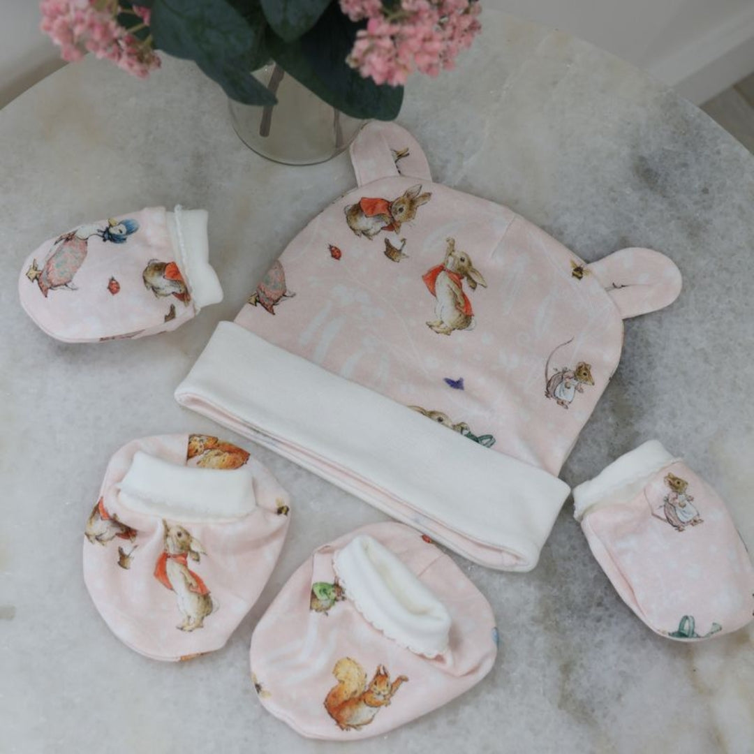 Bubba Blue Peter Rabbit Layette Set 3pc Flopsy Mopsy & Cottontail