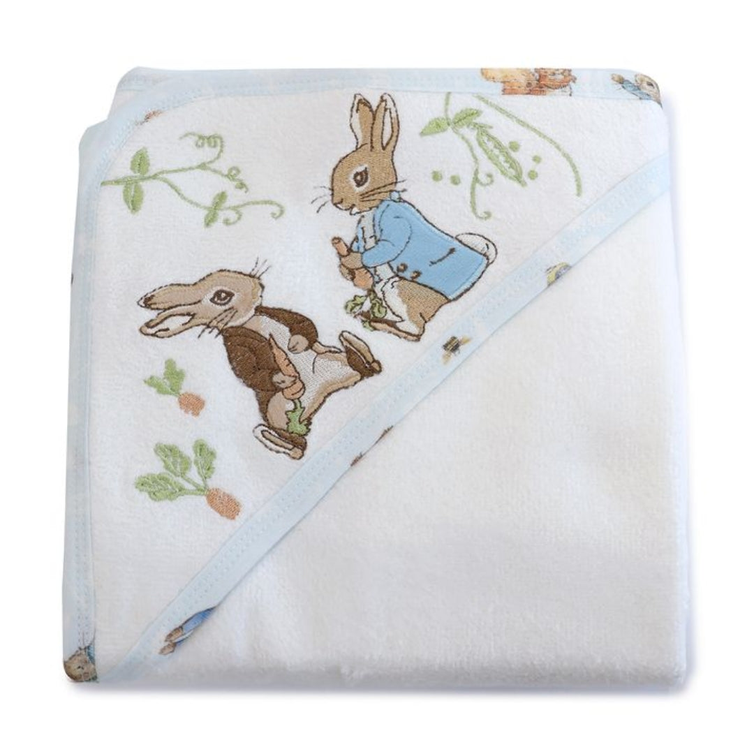 Bubba Blue Peter Rabbit Hooded Towel Peter Rabbit & Benjamin Bunny