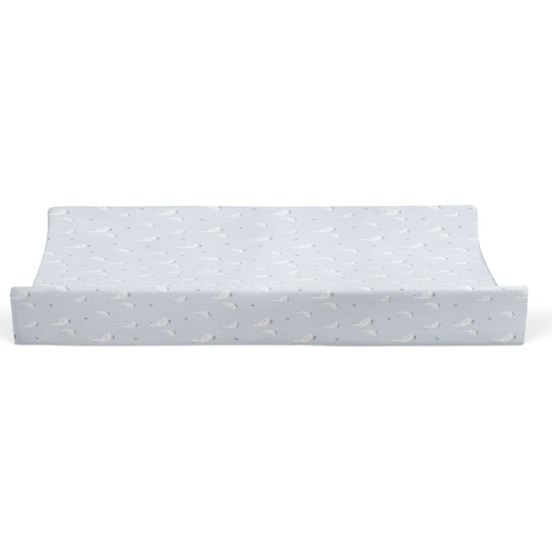 Bubba Blue Provincial Change Pad Covers 2 Pack Sky/Almond