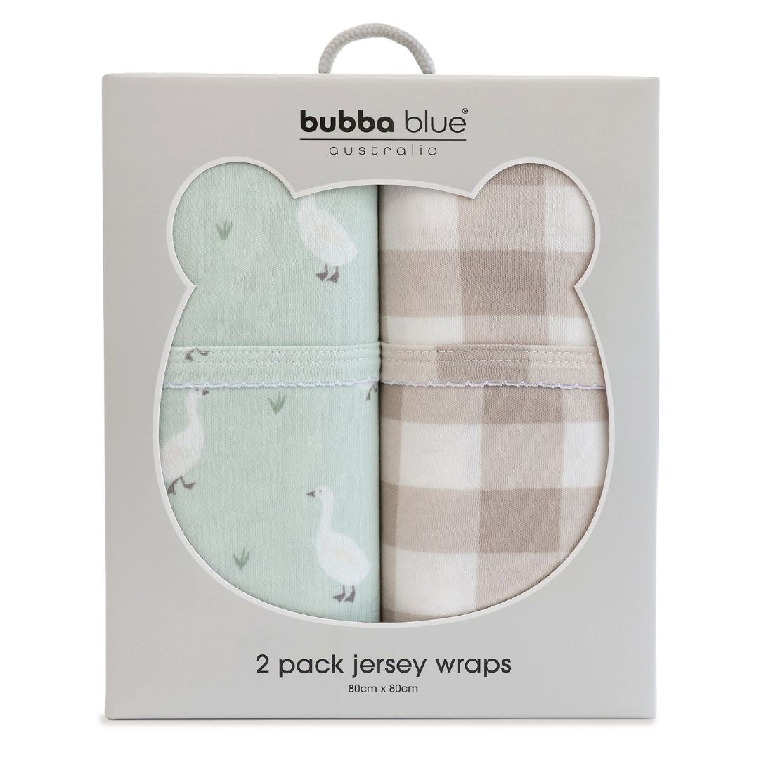 Bubba Blue Provincial Jersey Wraps 2pk Olive/Taupe