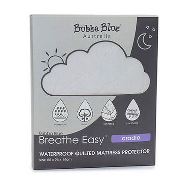 Bubba Blue Quilted Cradle Mattress Protector