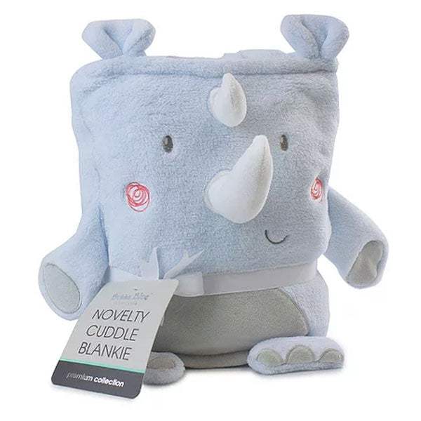 Bubba Blue Rhino Run Novelty Cuddle Blankie
