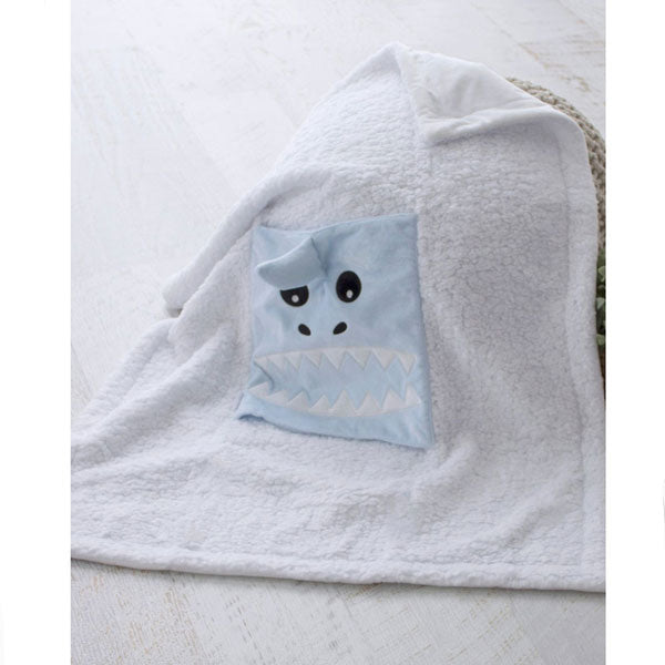 Bubba Blue Novelty Blankie Shark