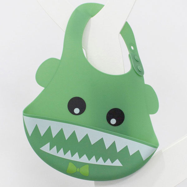 Bubba Blue Silicone Bib Crocodile
