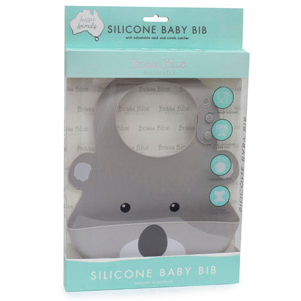 Bubba Blue Silicone Bib Koala