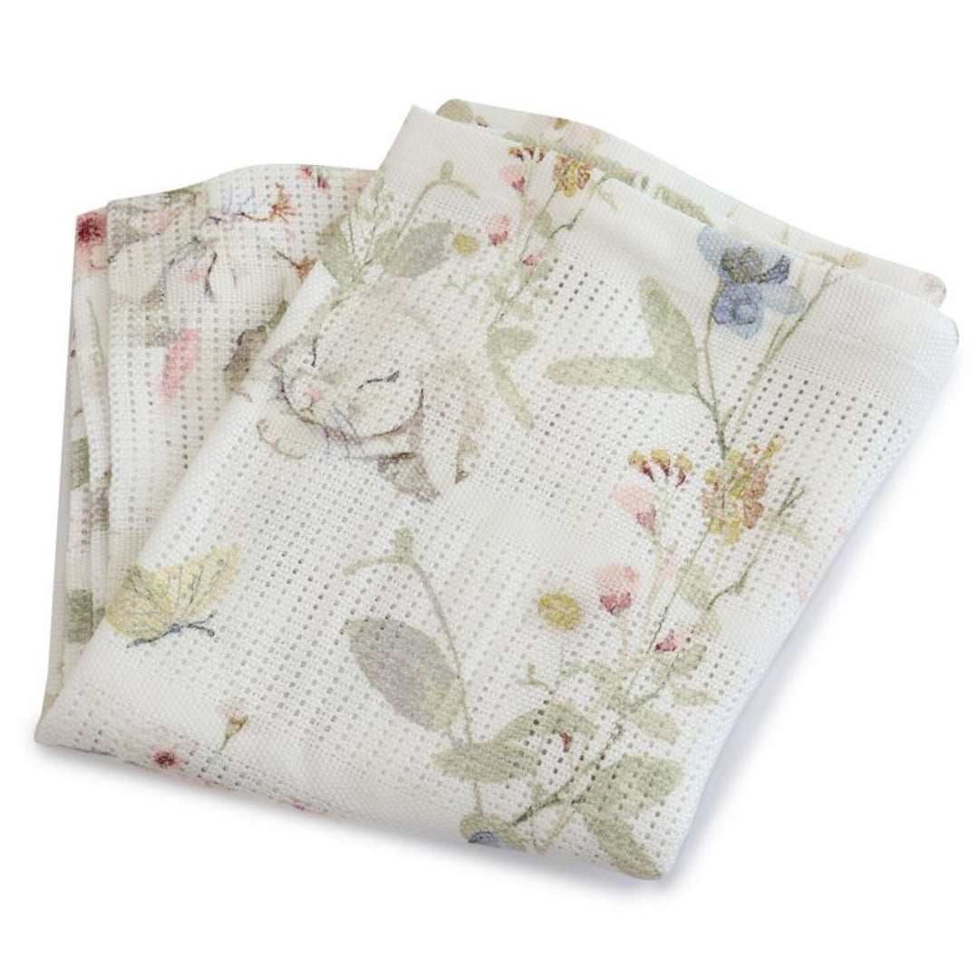 Bubba Blue Sleeping Bunny Cellular Blanket