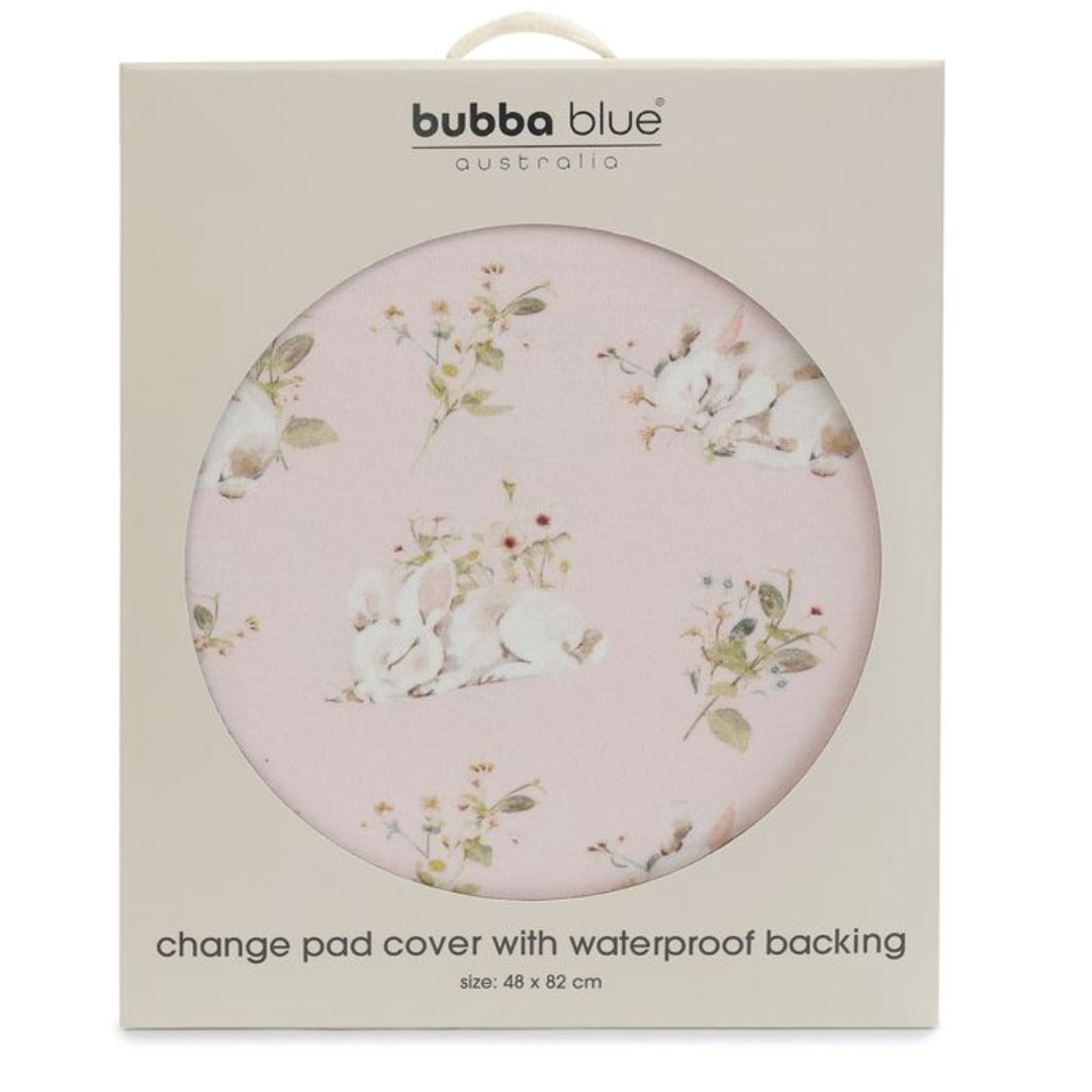 Bubba Blue Sleeping Bunny Waterproof Change Mat Cover