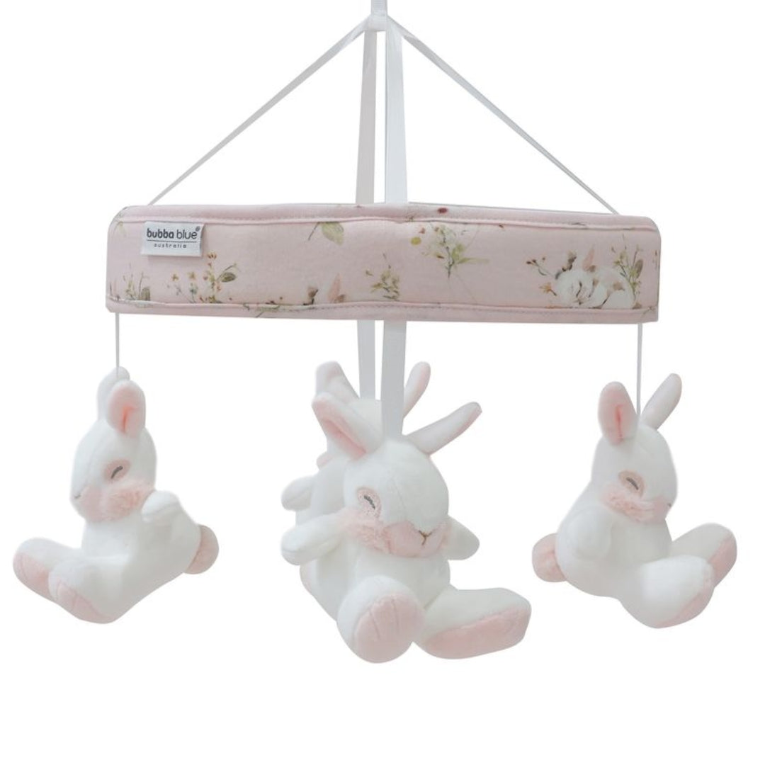 Bubba Blue Sleeping Bunny Musical Mobile
