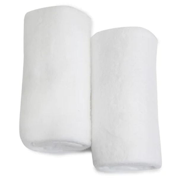 Bubba Blue Terrazzo Baby Bath Towel 2pk White