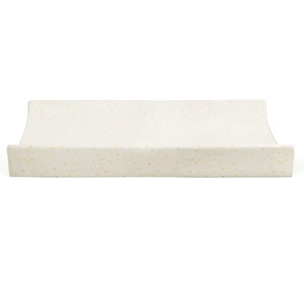 Bubba Blue Terrazzo Change Pad Cover Wheat