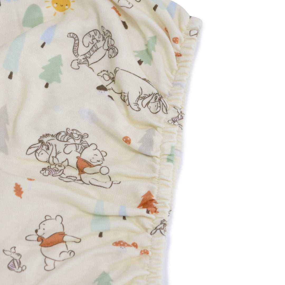 Bubba Blue Winnie the Pooh Jersey Co-Sleeper Fitted Sheet