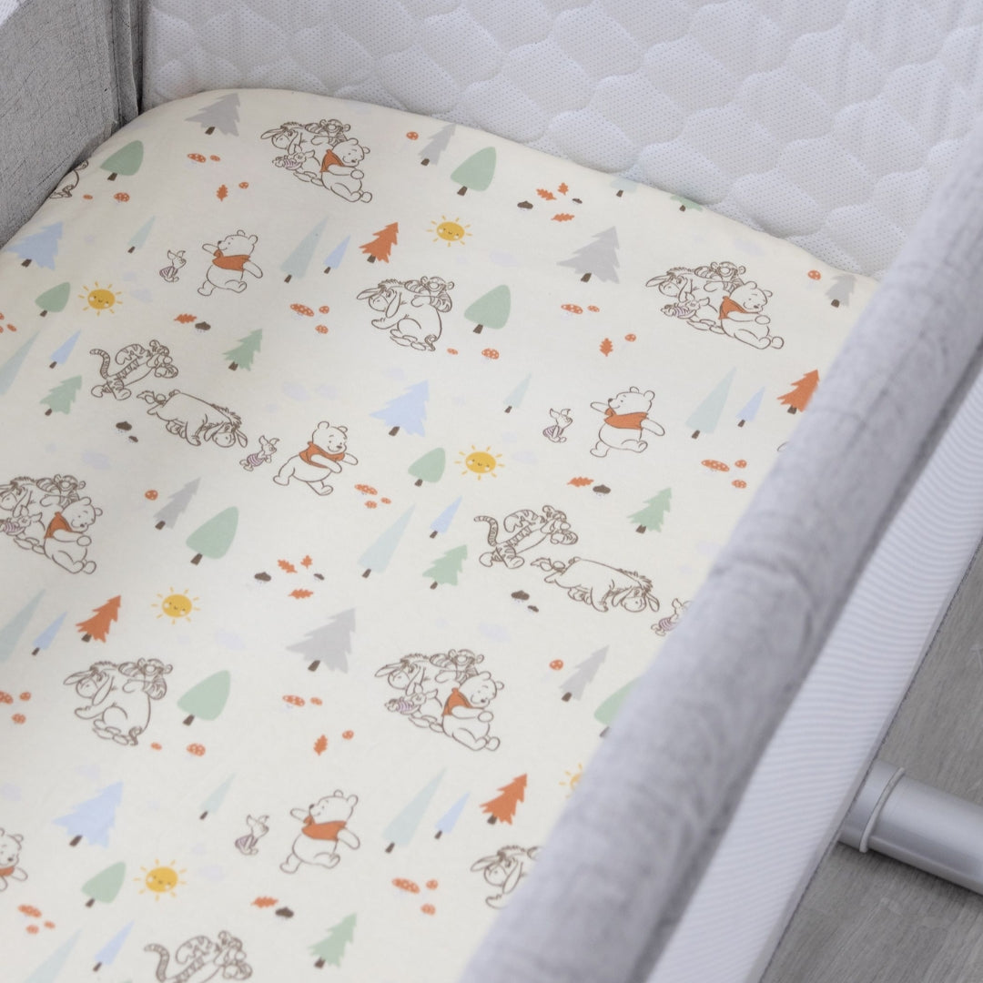 Bubba Blue Winnie the Pooh Jersey Co-Sleeper Fitted Sheet