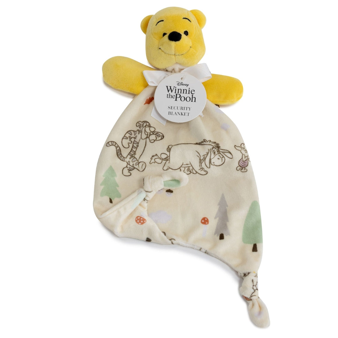 Bubba Blue Winnie The Pooh Security Blanket