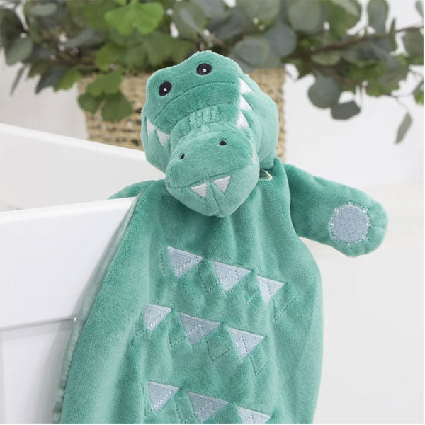 Bubba Blue Crocodile Security Blanket