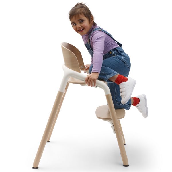 Bugaboo Giraffe High Chair NEUTRAL WOOD/WHITE