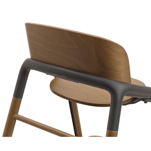 Bugaboo Giraffe High Chair WARM WOOD/GREY
