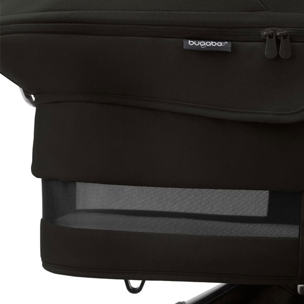 Bugaboo Donkey 5 Mono Stroller Complete Black/Midnight Black-Midnight Black TRAVEL SYSTEM (includes Bugaboo Turtle car seat with base & adaptors)