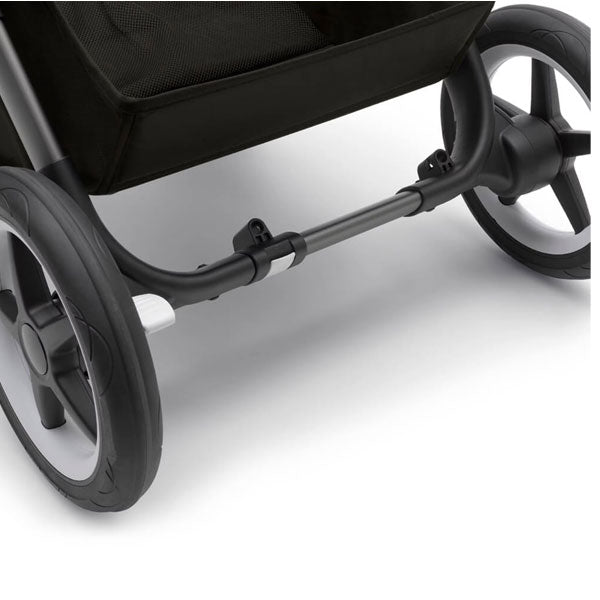 Bugaboo Donkey 5 Mono Stroller Complete Black/Midnight Black-Midnight Black TRAVEL SYSTEM (includes Bugaboo Turtle car seat with base & adaptors)