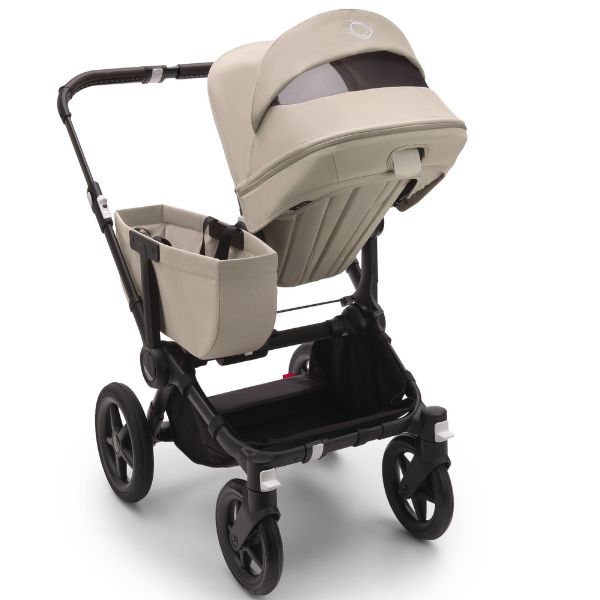 Bugaboo Donkey 5 Mono Complete Stroller Black/Desert Taupe-Desert Taupe TRAVEL SYSTEM (includes Bugaboo Turtle car seat with base & adaptors)