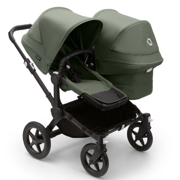 Bugaboo Donkey 5 Duo Stroller Black/Forest Green-Forest Green