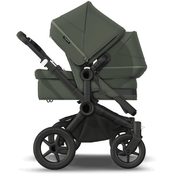 Bugaboo Donkey 5 Duo Stroller Black/Forest Green-Forest Green