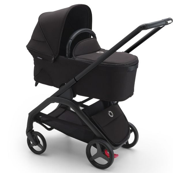 Bugaboo Dragonfly Complete Pram BLACK/MIDNIGHT BLACK-MIDNIGHT BLACK + Bassinet
