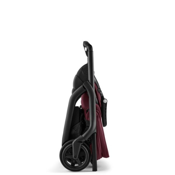 Bugaboo Dragonfly Complete Pram BLACK / DARK CHERRY-DARK CHERRY