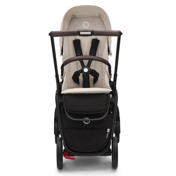 Bugaboo Dragonfly Complete Pram BLACK/DESERT TAUPE-DESERT TAUPE + Bassinet