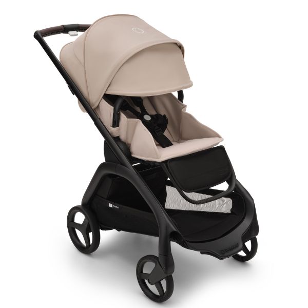 Bugaboo Dragonfly Complete Pram BLACK/DESERT TAUPE-DESERT TAUPE + Bassinet