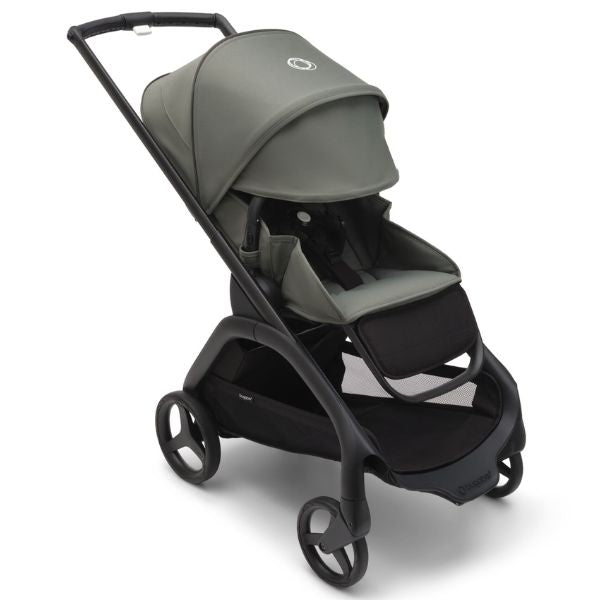 Bugaboo Dragonfly Complete Pram BLACK/FOREST GREEN-FOREST GREEN + Bassinet