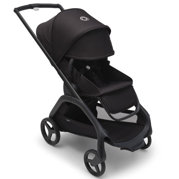 Bugaboo Dragonfly Complete Pram BLACK/MIDNIGHT BLACK-MIDNIGHT BLACK + Bassinet