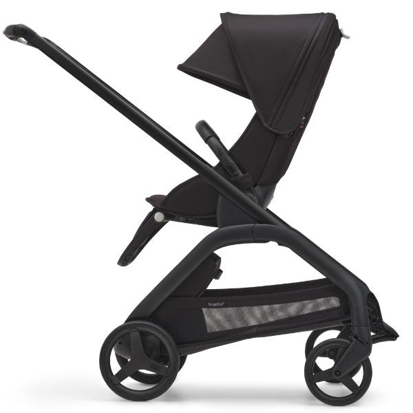 Bugaboo Dragonfly Complete Pram BLACK/MIDNIGHT BLACK-MIDNIGHT BLACK + Bassinet