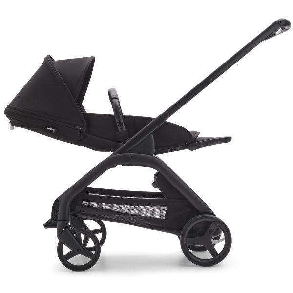Bugaboo Dragonfly Complete Pram BLACK/MIDNIGHT BLACK-MIDNIGHT BLACK + Bassinet