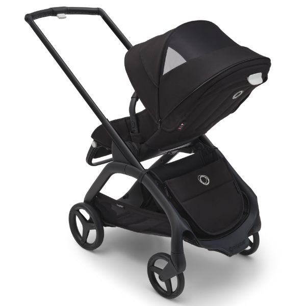 Bugaboo Dragonfly Complete Pram BLACK/MIDNIGHT BLACK-MIDNIGHT BLACK + Bassinet