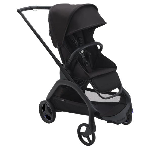 Bugaboo Dragonfly Complete Pram BLACK/MIDNIGHT BLACK-MIDNIGHT BLACK + Bassinet
