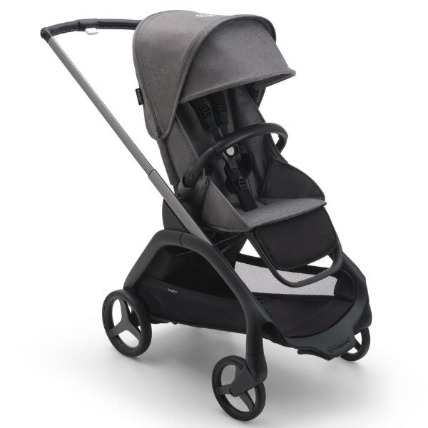 Bugaboo Dragonfly Complete Pram GRAPHITE/GREY MELANGE-GREY MELANGE