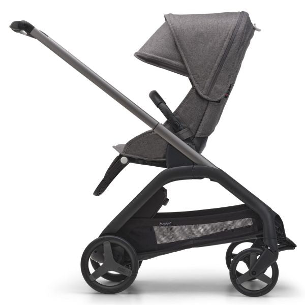 Bugaboo Dragonfly Complete Pram GRAPHITE/GREY MELANGE-GREY MELANGE