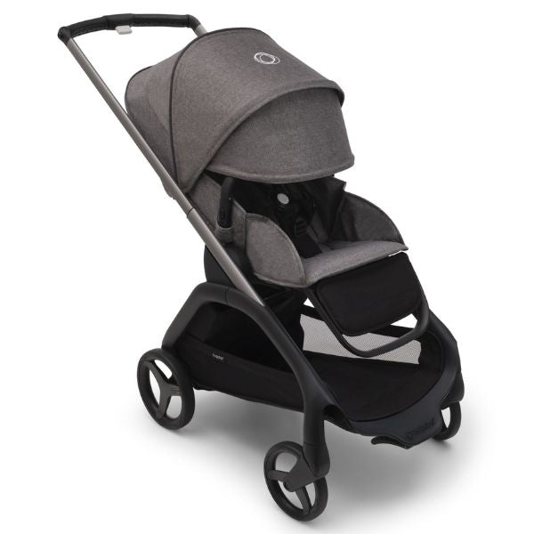 Bugaboo Dragonfly Complete Pram GRAPHITE/GREY MELANGE-GREY MELANGE