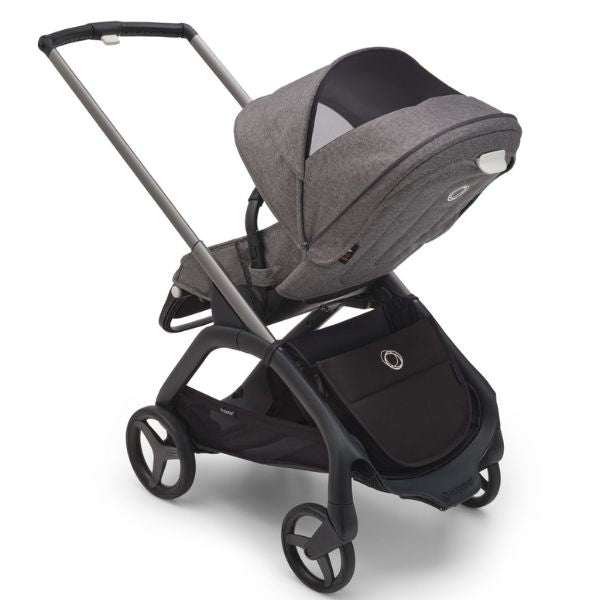 Bugaboo Dragonfly Complete Pram GRAPHITE/GREY MELANGE-GREY MELANGE