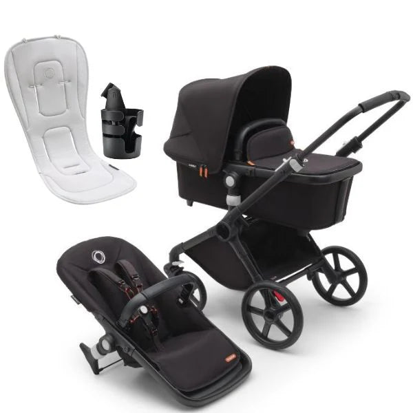 Bugaboo Fox Cub Complete Pram with Bugaboo Cup Holder and Dual Seat Liner