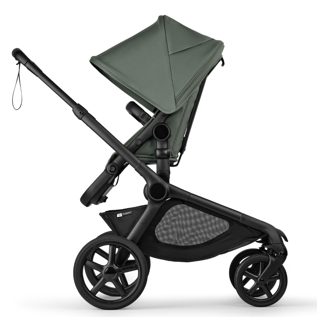 Bugaboo Kangaroo Complete Single Stroller BLACK/FOREST GREEN/FOREST GREEN